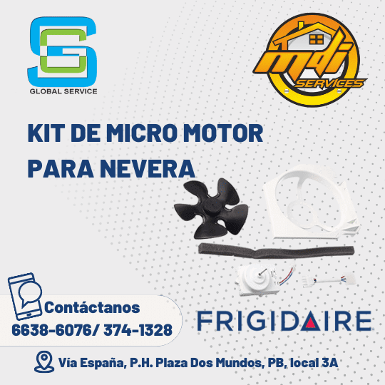 KIT MICRO MOTOR NEVERA CONDENSADOR FRIGIDAIRE 5303918774